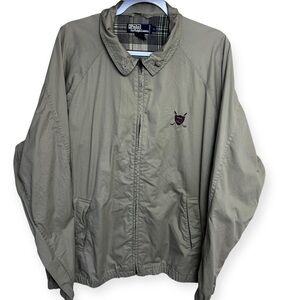 Polo Ralph Lauren Vintage Tan Lightweight Zip Up Jacket